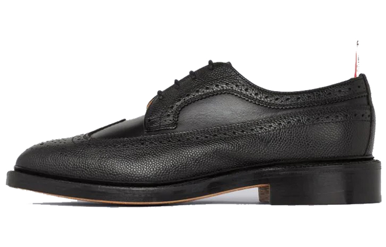 Thom Browne Brogue 'Black Pebble Grain' MFD210A06257001