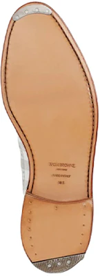 Thom Browne 灰白格纹布洛克鞋 MFD202A06257025 Shop Thom Browne 灰白格纹布洛克鞋 MFD202A06257025
