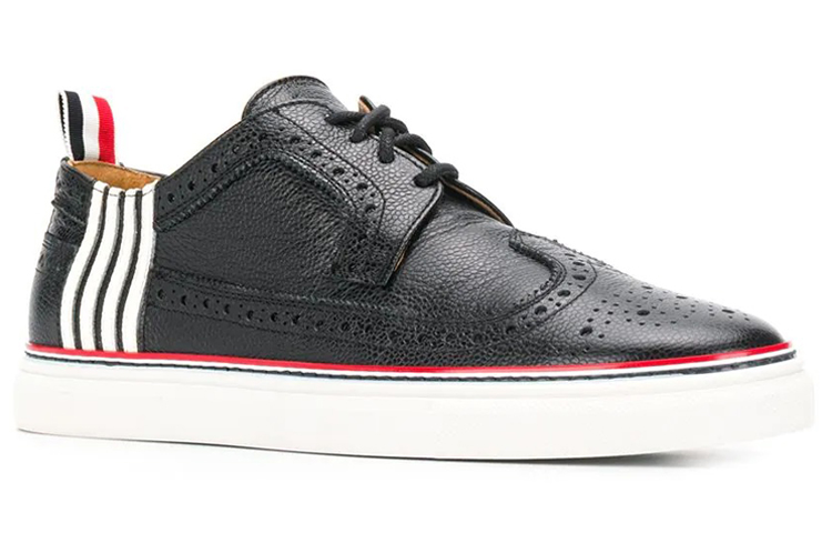 Order Thom Browne Brogue Sneaker 'Black Stripes' MFD138B00198001