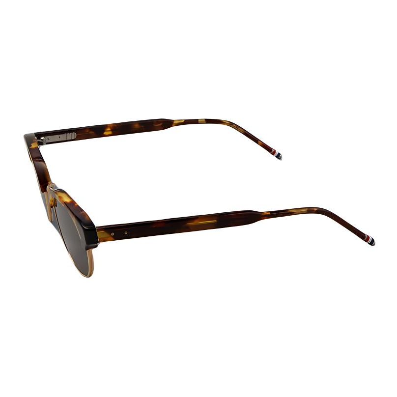 Thom Browne Browline Titanium Sunglasses for Men in Tortoiseshell. UES702AG0003