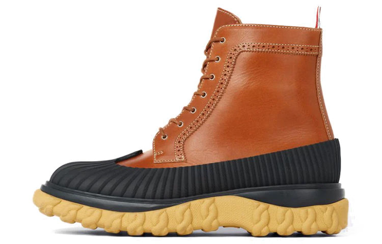 Thom Browne Calfskin Hunting Boot 'Brown'