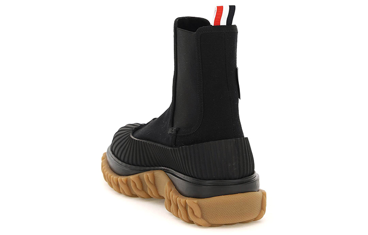 Thom Browne Canvas Duck Chelsea Boots 'Black' 圖 2
