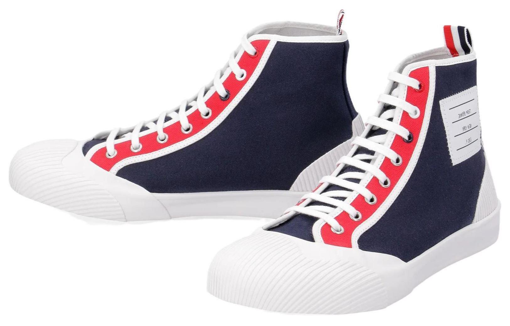 Thom Browne Canvas High-Top 'CMFTable Fashion White' 圖 3