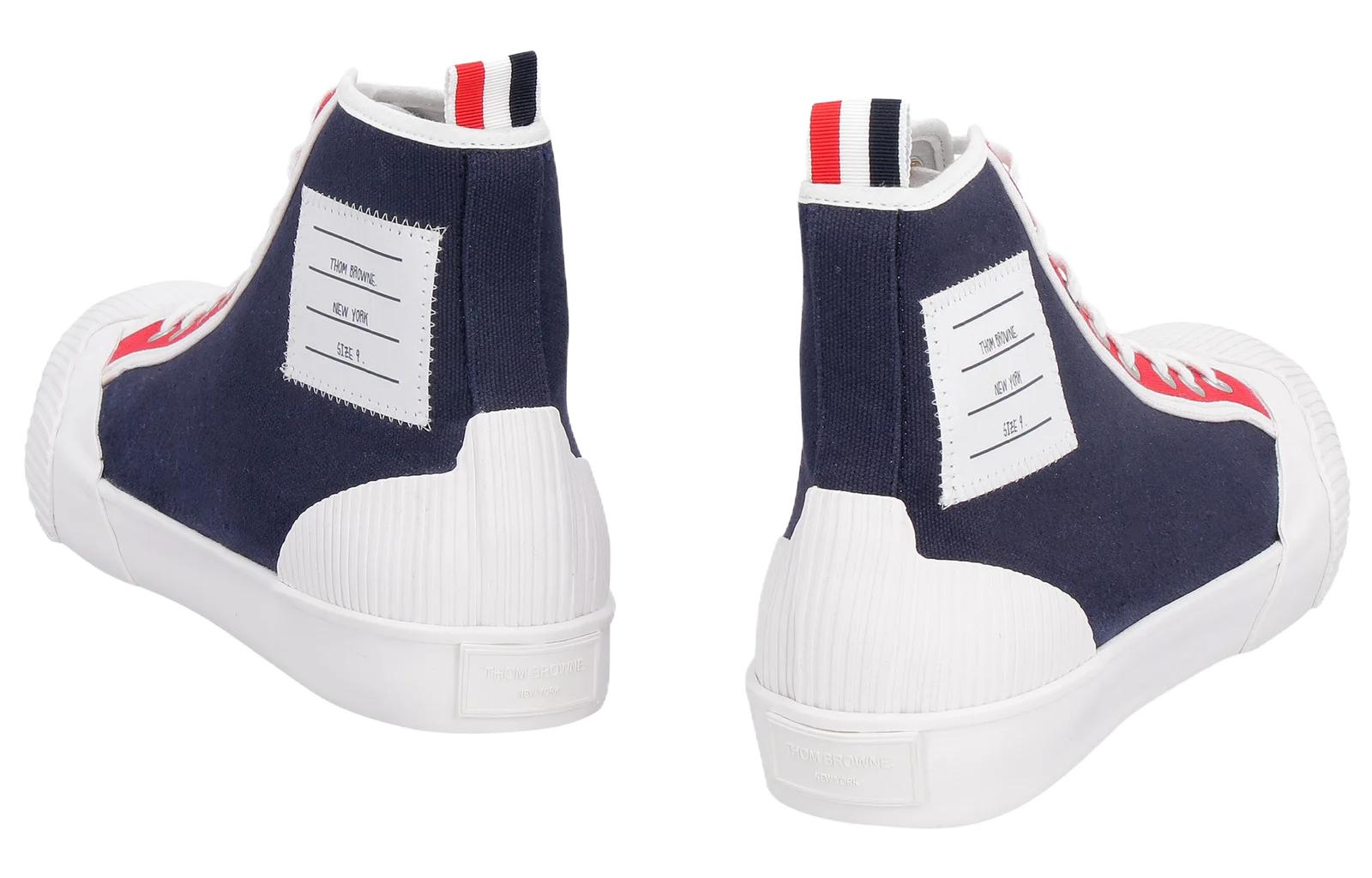 Thom Browne Canvas High-Top 'CMFTable Fashion White' 圖 5
