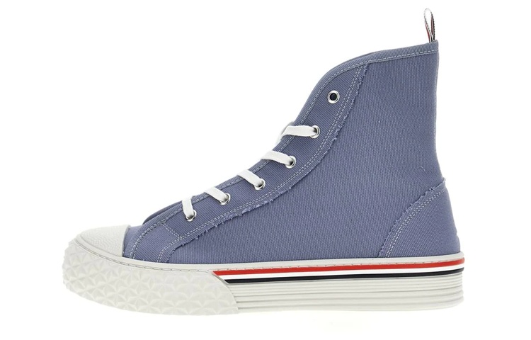 Thom Browne Canvas High-Top Sneaker 'Blue' MFD243BF0102440