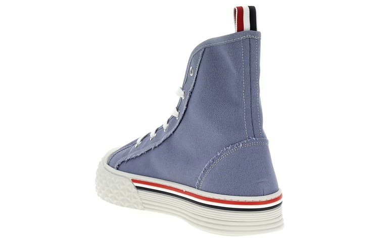Order 톰브라운 블루 캔버스 하이탑 스니커즈 MFD243BF0102440