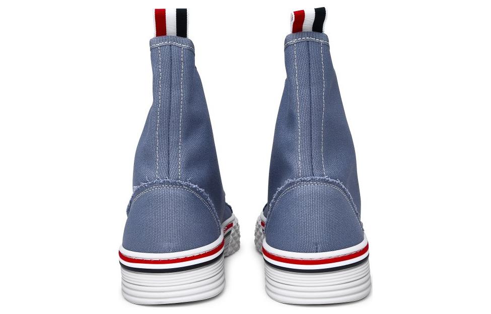 Purchase 톰브라운 블루 캔버스 하이탑 스니커즈 MFD243BF0102440