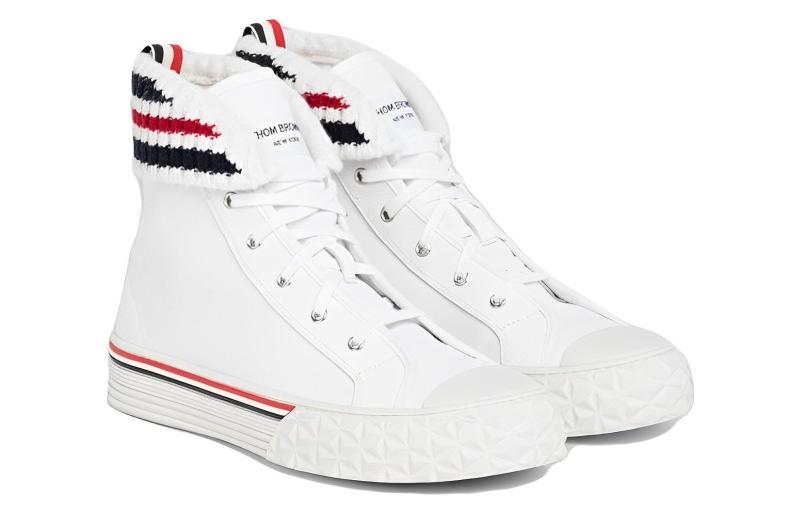 Order Zapatillas Altas de Lona Thom Browne 'Blancas' MFD244A01588100