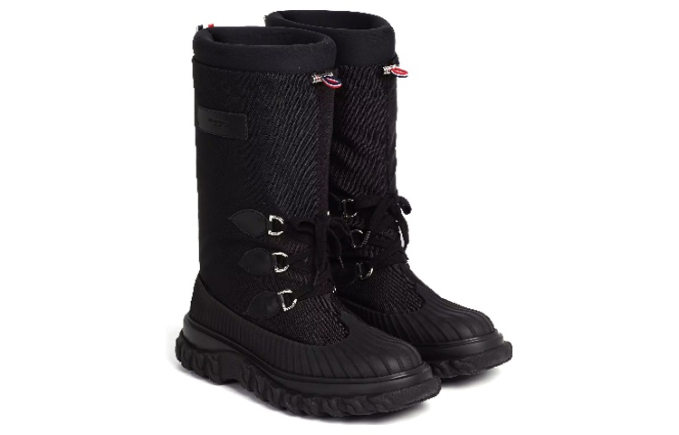 Thom Browne Canvas Lace-Up Boots 'Black' 圖 3