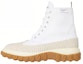 Buy Thom Browne Canvas Lace-Up Boots 'White' MFB189A01588100