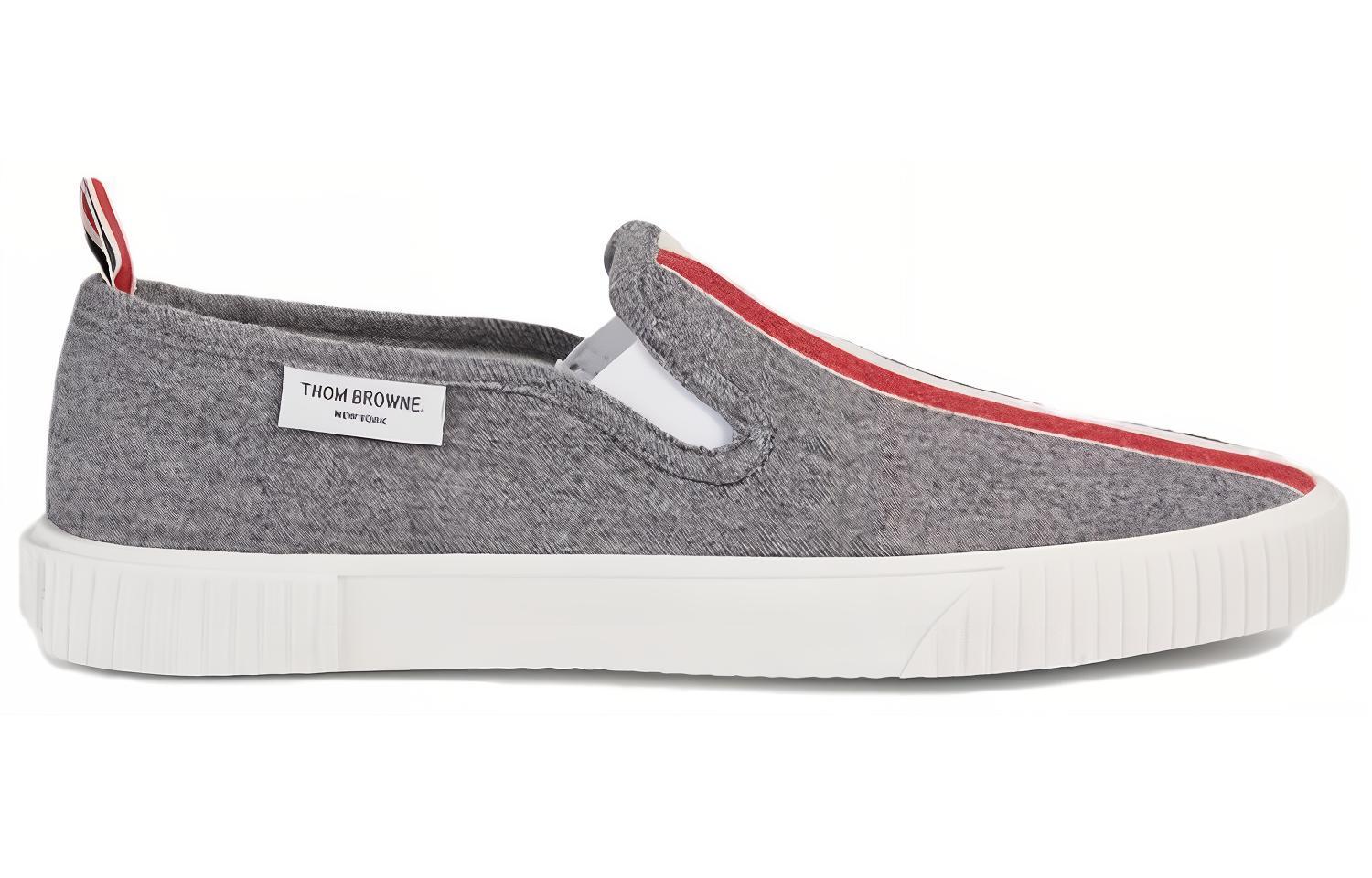 Thom Browne Canvas Low-Top 'Light Grey' 圖 2