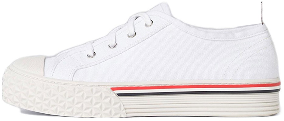 Thom Browne Canvas Low-Top Sneaker 'White Fashion' MFD253AF0102100 Buy Thom Browne Canvas Low-Top Sneaker 'White Fashion' MFD253AF0102100