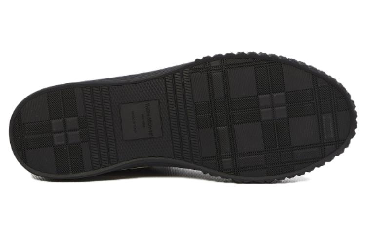 Purchase THOM BROWNE 帆布 簡約休閒 時尚板鞋 男款 黑色