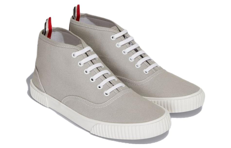 Lookbook THOM BROWNE 中筒帆布板鞋 灰色