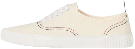 Thom Browne Canvas Sneaker 'White' MFD201A06558255 Thom Browne Canvas Sneaker 'White' MFD201A06558255