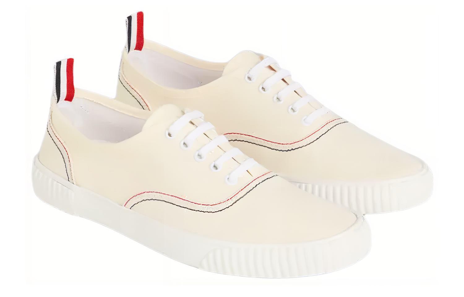 Lookbook Thom Browne 白色帆布运动鞋 MFD201A06558255