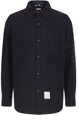 Chaqueta Camisa Thom Browne Mezcla de Cachemira Azul Marino MJO055A-06393-415 Order Chaqueta Camisa Thom Browne Mezcla de Cachemira Azul Marino MJO055A-06393-415