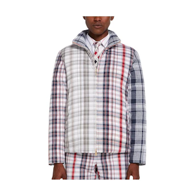 Thom Browne Check Pattern Zip-Up Jacket MJD094X-10278-960