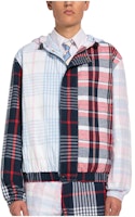 Thom Browne Checkered Hooded Long-Sleeve Jacket MJO188F-F0171-960 Thom Browne Checkered Hooded Long-Sleeve Jacket MJO188F-F0171-960