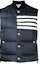 Buy THOM BROWNE Classic 4-Bar Matte Down Vest Blue MVD017X-05411-415