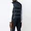 Shop THOM BROWNE Classic 4-Bar Matte Down Vest Blue MVD017X-05411-415