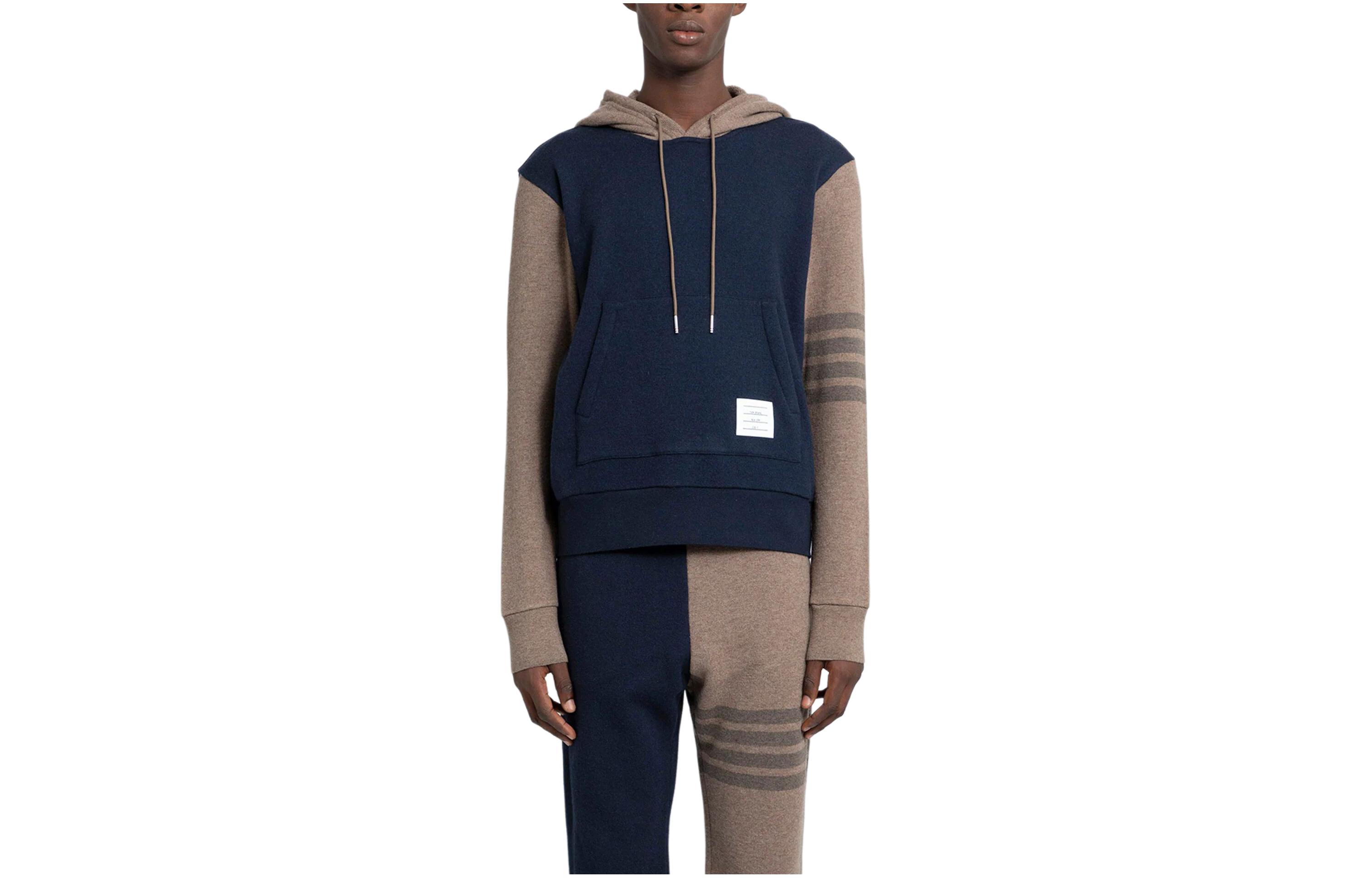 Thom Browne Classic 4-Bar Stripe Hoodie in Blue MJT390F-J0088-997