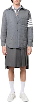 Lookbook Thom Browne 經典4條紋灰色襯衫外套 秋冬款 MJD089X07259035