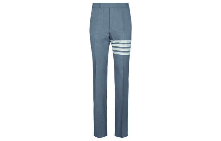Order Thom Browne Classic 4-Striped Grey Suit Trousers Spring Edition MTC001A-06146-035