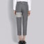 Sizing Thom Browne Classic 4-Striped Grey Suit Trousers Spring Edition MTC001A-06146-035