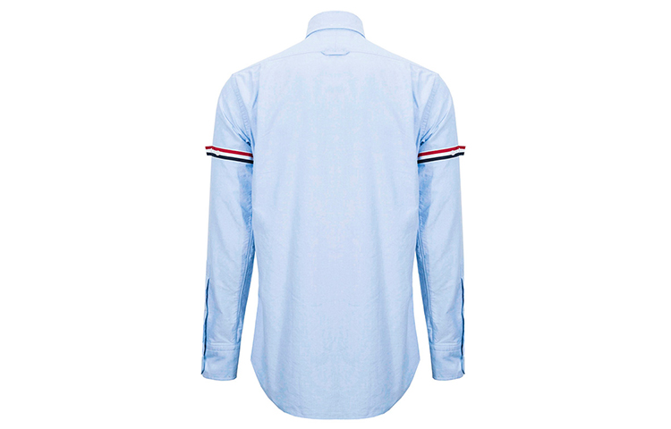 Thom Browne Classic Blue Oxford Striped Long Sleeve Shirt MWL150E-00139-480 圖 3