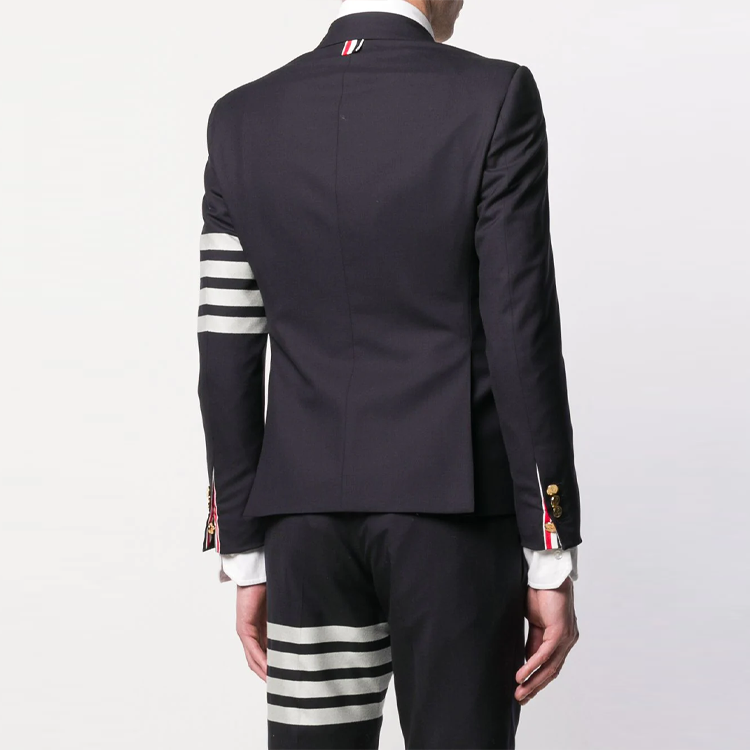 THOM BROWNE Classic Four-Stripe Blue Blazer - Back to School Edition MJC159A-06146-415 圖 4