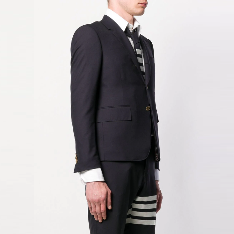 THOM BROWNE Classic Four-Stripe Blue Blazer - Back to School Edition MJC159A-06146-415 圖 5