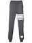 Order Thom Browne Classic Grey 4-Bar Knitted Track Pants Men’s Spring Fall MJQ008H00535-025