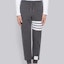Lookbook Thom Browne Classic Grey 4-Bar Knitted Track Pants Men’s Spring Fall MJQ008H00535-025