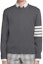 Order Thom Browne 經典灰四色條紋圓領針織衫 MKA202A-00219-035