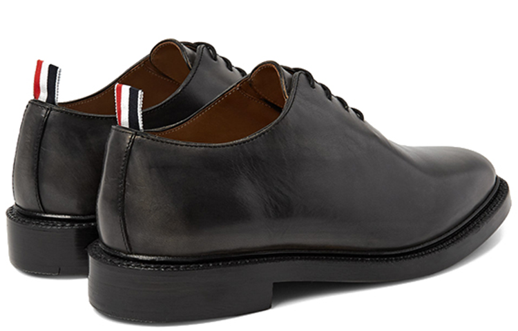 Thom Browne Classic Leather Sneaker 'Black' 圖 3