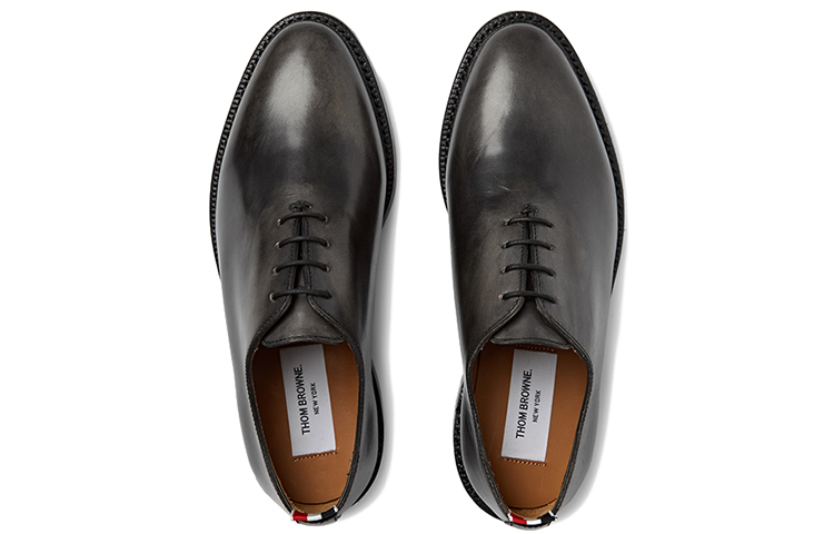 Thom Browne Classic Leather Sneaker 'Black' 圖 4