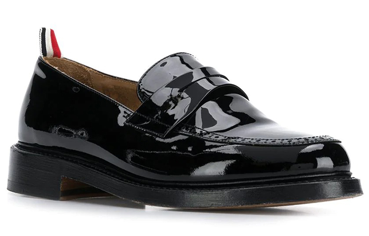 Thom Browne Classic Loafer 'Black Patent' 圖 3
