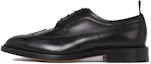 Buy Thom Browne Lelaki Classic Longwing Brogue 'Hitam Berkilau' MFD002A06764001