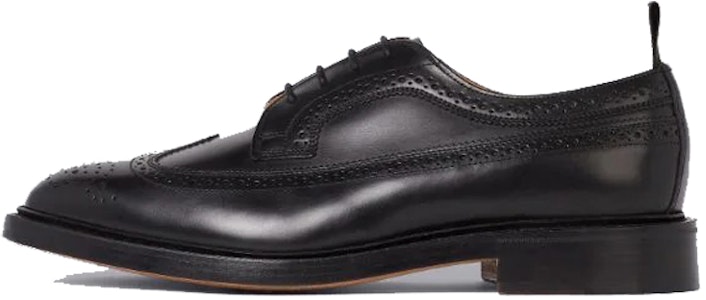 THOM BROWNE 閃亮小牛皮休閒皮鞋 黑色 Buy THOM BROWNE 閃亮小牛皮休閒皮鞋 黑色