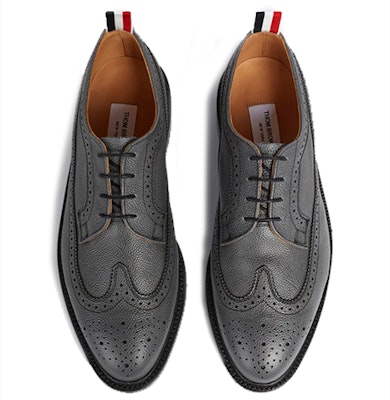 Thom Browne Classic Longwing Brogue 'Dark Grey' MFD002A00198025 Lookbook Thom Browne Classic Longwing Brogue 'Dark Grey' MFD002A00198025