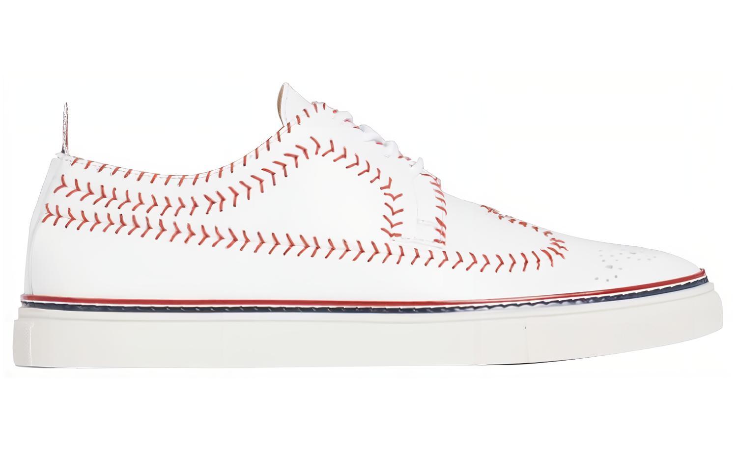 Thom Browne Classic Longwing Brogue 'White Calfskin' 圖 2