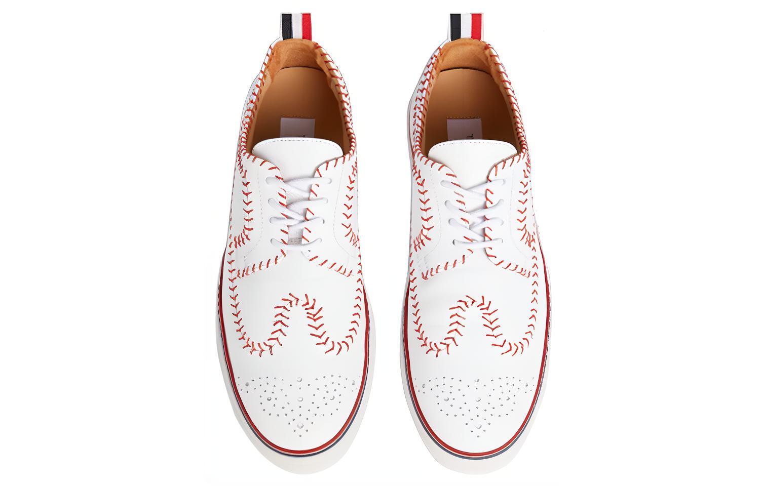 Thom Browne Classic Longwing Brogue 'White Calfskin' 圖 4