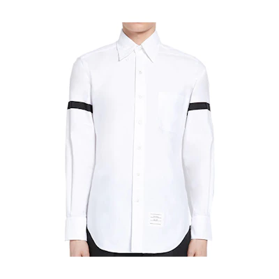 Thom Browne Classic Oxford Long Sleeve Shirt White for Men MWL150B-00139-100
