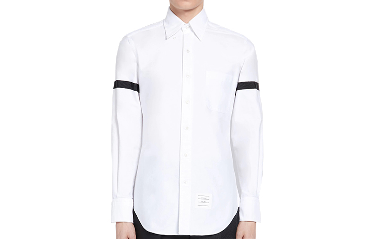 Thom Browne Classic Oxford Long Sleeve Shirt White for Men MWL150B-00139-100 圖 2