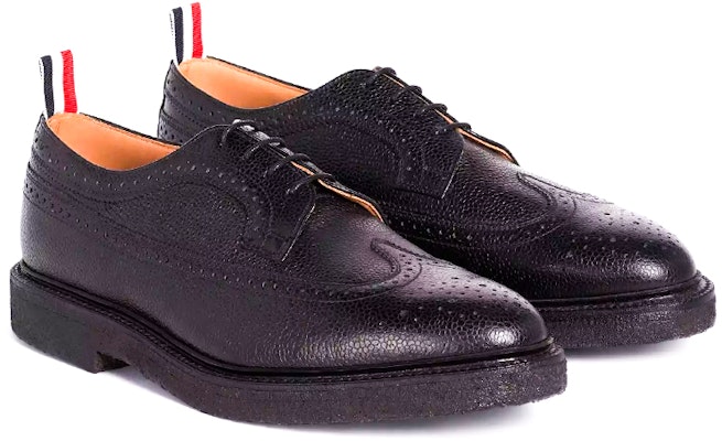 汤姆·布朗经典黑色卵石纹布洛克鞋 MFD002B00198001 Lookbook 汤姆·布朗经典黑色卵石纹布洛克鞋 MFD002B00198001