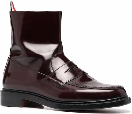 Thom Browne Classic Round-Toe Boot 'Brown Leather' MFB207AL0006614 Lookbook Thom Browne Classic Round-Toe Boot 'Brown Leather' MFB207AL0006614