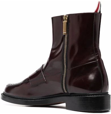 Thom Browne Classic Round-Toe Boot 'Brown Leather' MFB207AL0006614 Shop Thom Browne Classic Round-Toe Boot 'Brown Leather' MFB207AL0006614