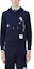 Buy Thom Browne Classic Sailing Hoodie Navy Blue Animal Print Pullover MJT431E-03377-415