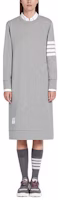 THOM BROWNE Classic Striped Dress in Grey FJD056A-00535-055 THOM BROWNE Classic Striped Dress in Grey FJD056A-00535-055